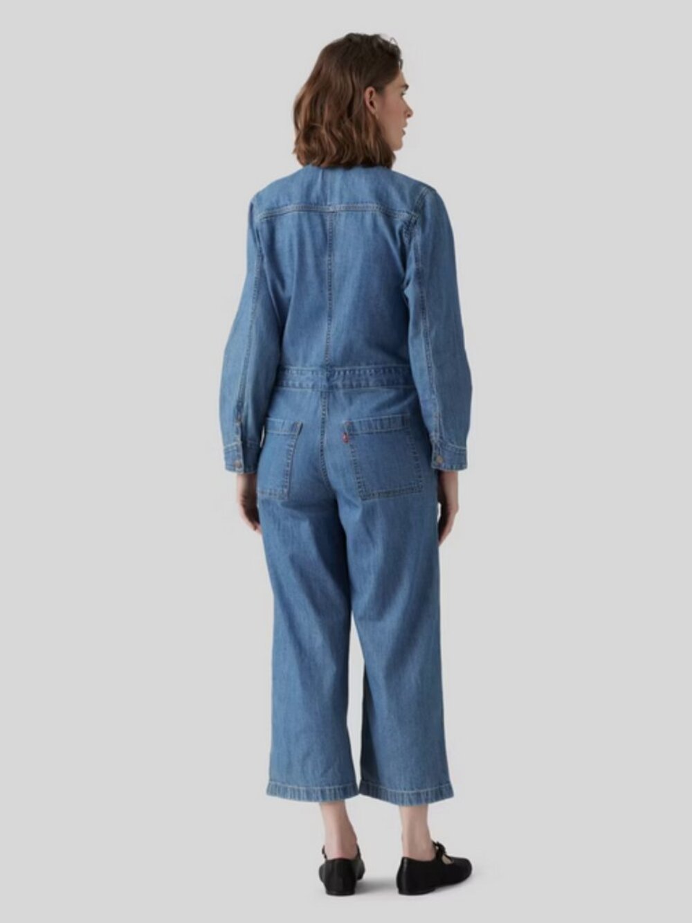 Levi's Women's Long Sleeve Heritage Jumpsuit - Playdate XS - Picture 2 of 4